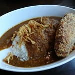 chi-zuhakkoushokuchi-fu - メンチカツカレー(860円) メンチカツカレー