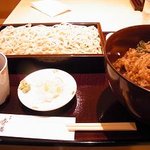 日本そば あけの蕎 - 冷たいそばとかき揚丼セット（ランチ）