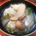 新和食 きくい - 2010/7/24 鱧、松茸、ジュンサイの吸い物