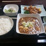 新時・天煌 - 2015年11月　マーボ豆腐・カラ揚げ　1100円