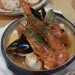 大貫 - 【2015/12 訪問2回目】　魚介の海老クリームソース