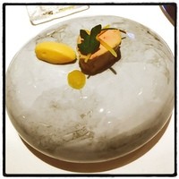 オーグードゥジュール メルヴェイユ 博多 - 1日遅れのクリスマスランチ。フォアグラ マルメロ シュロー。