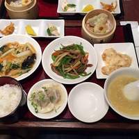 中国料理 青冥 大丸梅田店 - 抹茶セット