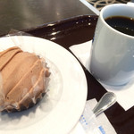 エクセルシオール カフェ - モンブランとコーヒーS ¥730