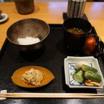 じき 宮ざわ - お釜で炊きたてのご飯「一膳目、二膳目と味が変わります」が決め台詞