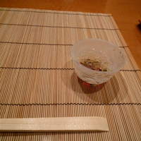 日本料理おばな - 食前酒の梅酒