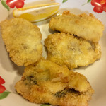 幸喜寿し - 新鮮鯵の揚げ物。