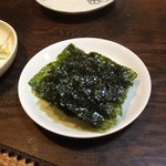 居酒屋マンナ - 前菜④(韓国海苔)