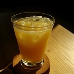 味道広路 - 仲野農園さんのりんごジュースです（2015年11月）。