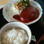 キッチン ハヤサカ - ハンバーグ定食