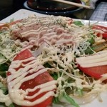 Isakaya Gen - コースの料理。まずはサラダから