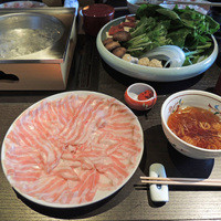 京都つゆしゃぶCHIRIRI 本店 - 養老山麓豚の一人前