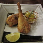 ざくろ - 小ふぐと銀杏唐揚げ