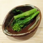 Sushiya No Sukeroku - お通し・菜の花おひたし