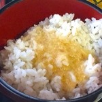 やなぎ亭 - 麦飯にトロロを