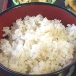 やなぎ亭 - 麦飯