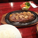 レストラン 能代 - ビーフショウガ焼