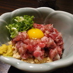 鍋・馬肉料理 牛正 - ☆桜納豆は馬肉たっぷり＼(^o^)／☆