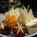 鍋・馬肉料理 牛正 - ☆お鍋のお野菜（＾ｕ＾）☆