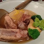 たべごと屋のらぼう - スペアリブと聖護院大根の炊きもの
