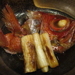 小料理 すず乃 - 金目鯛のかぶと煮