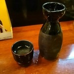 やきとり健歩゛ - 熱燗。