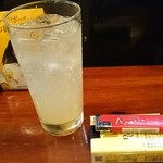 やきとり健歩゛ - ゆずハイ。