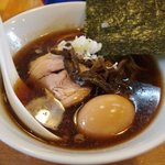 無坊ふかみ - 2010/07/25　無坊らーめん（醤油、味玉）