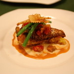 南フランス料理 パスティス - メイン(魚)：スズキのグリルアメリケーヌソース