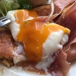 セルフィユ軽井沢カフェ - 温泉卵がとろ〜り◖ฺ|´⌣`*|◗·˳♪⁎˚♫