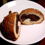 藍原製菓店 - 餡入りドーナツ：断面図 by ももち