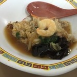 天遊 - 裏メニューでなく自分で作る海鮮あんかけチャーハン(笑)