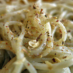 蕎麦 つづら - 赤山椒をガリガリ！これ美味しいよ！