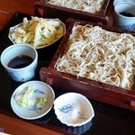 風味豊かで透明感のあるお蕎麦♪　「葱天せいろ (1700円)」