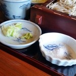 慈久庵 - やっぱり天ぷらは粒の大きな塩がいいな～