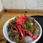 うどん かえで - ミニ牛丼