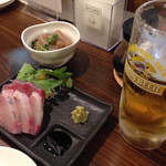 こちらでもお造りは美味しい！