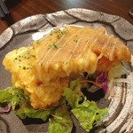 富有柿の天ぷら絶品！