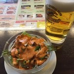 エスニックキッチンサティー - 買い物が終わって昼ビール！(^-^)/