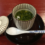 馬場乃町 はやし - 先付 
      牡蠣清海蒸し