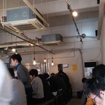 ラーメン専門店 徳川町 如水 - 店内：開店と同時にこの行列です