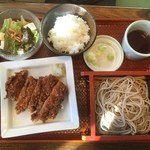 Soba kura - おろし山賊焼き定食940円