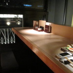 心水 - カウンター席