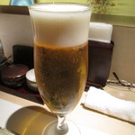 心水 - 生ビール