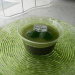 パティスリー ポタジエ - ルッコラゼリー＆黒ごま豆乳ムース