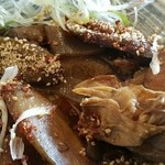 Shunsaishokudoumammaya - 牛すじとごぼうの炒め煮　アップ