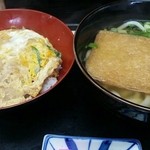 庄平うどん - てんたまセット750円