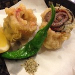 海鮮料理 吾作どん  - H.27.9.3.夜 秋刀魚しそ揚げ 480円税別