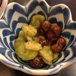 海鮮料理 吾作どん  - H.27.9.3.夜 つきだし 320円税別