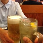 海鮮料理 吾作どん  - H.27.9.3.夜 ハイボール vs 生ビール de 乾杯♪